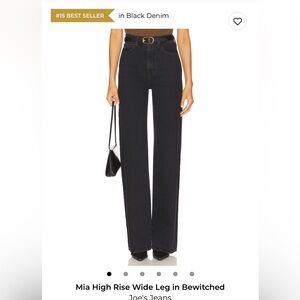 Joe's Jeans Black Wide Leg Pants
